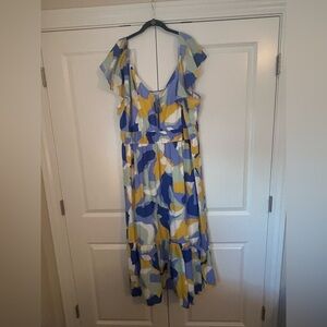 Nine West Plus Size Multicolor Maxi Dress